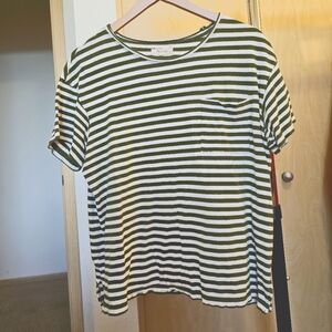 Madewell Softfade Relaxed Tee in Stripe M
